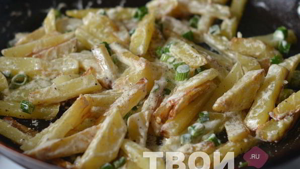картофель в сметане