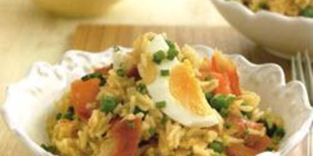 Рецепт кеджерь — риса с копченой рыбой и овощами