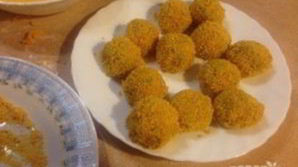 крокеты из шпината с сыром