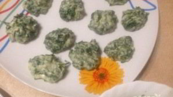 крокеты из шпината с сыром