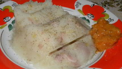 Мятая картошка с тушенкой