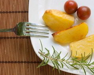 Нежный картофель с чесноком и тимьяном