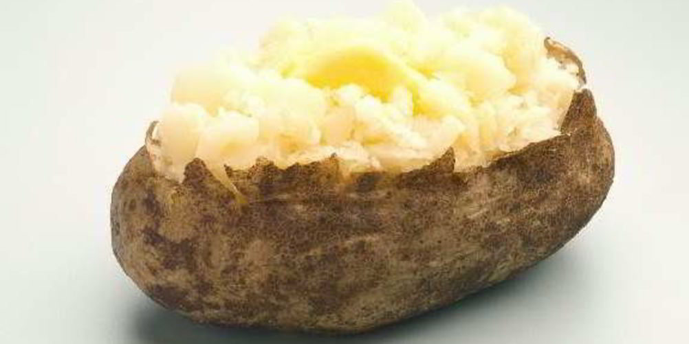 Рецепт печеного картофеля половинками