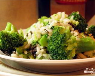 Рис с брокколи