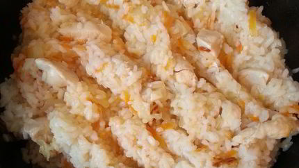 Рис с курицей