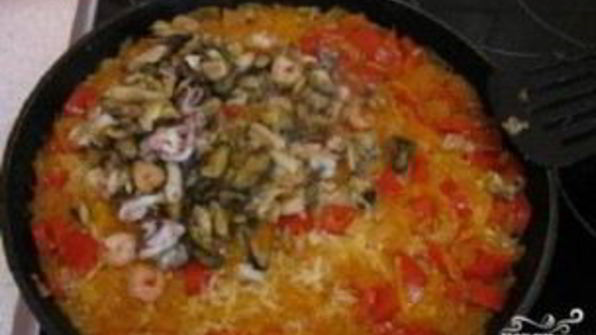 рис с морепродуктами по-японски