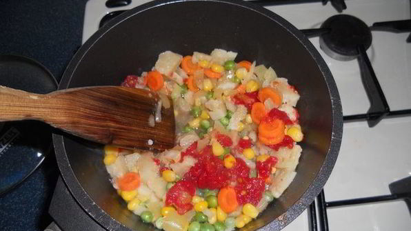 рис с овощами