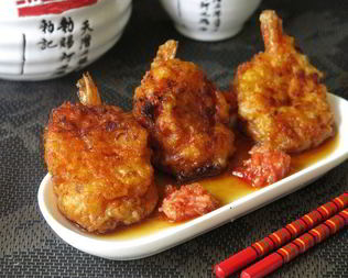 Эби сатоимо шинджо японские крокеты из креветок