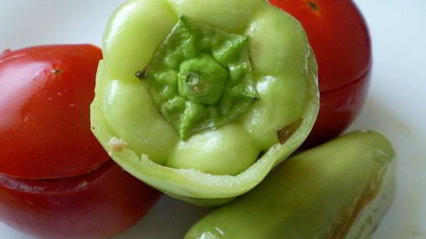 бадымджан, бибяр, помидор долмасы