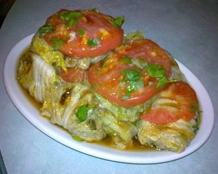 Голубцы по-азиатски