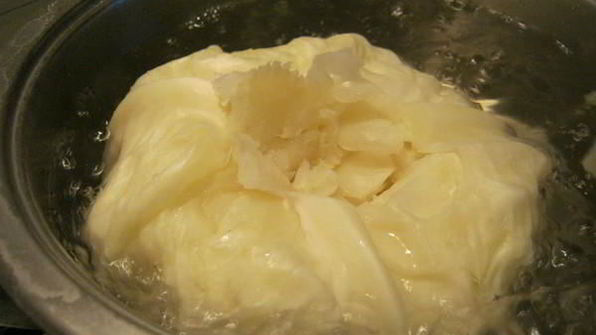 голубцы с гречкой и картофелем