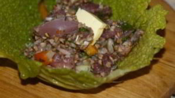 голубцы с гречкой и мясом