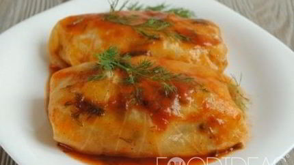 Голубцы с грибами