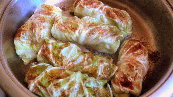 голубцы с картофелем и грибами