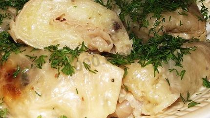 Голубцы с картошкой