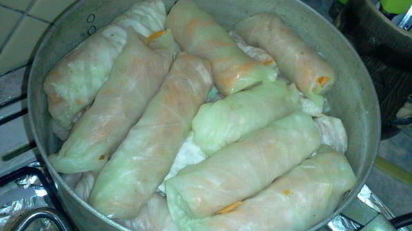 голубцы с морковкой по-корейски