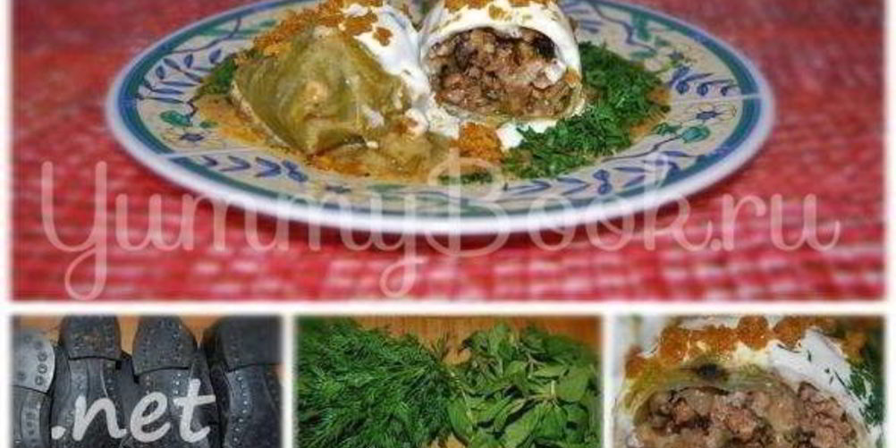 Рецепт голубцов с мясом, перловкой и грибами