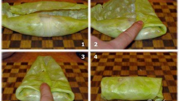 голубцы с мясом, перловкой и грибами