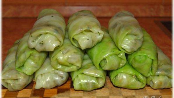 голубцы с мясом, перловкой и грибами