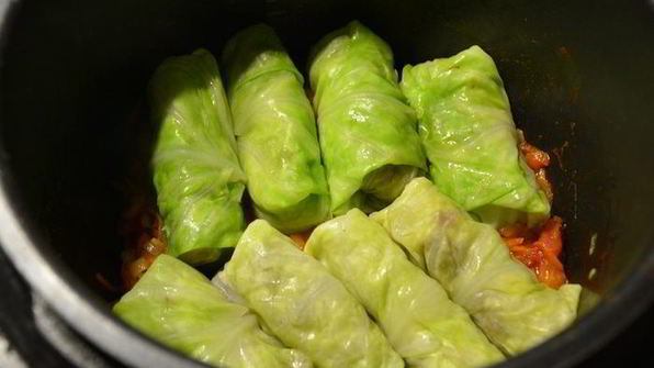 голубцы с мясом в мультиварке