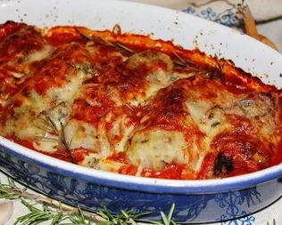 Голубцы с отрубями, гречей и горгонзолой