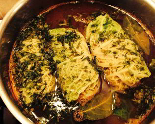 Голубцы с телятиной