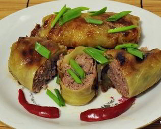 Голубцы жареные