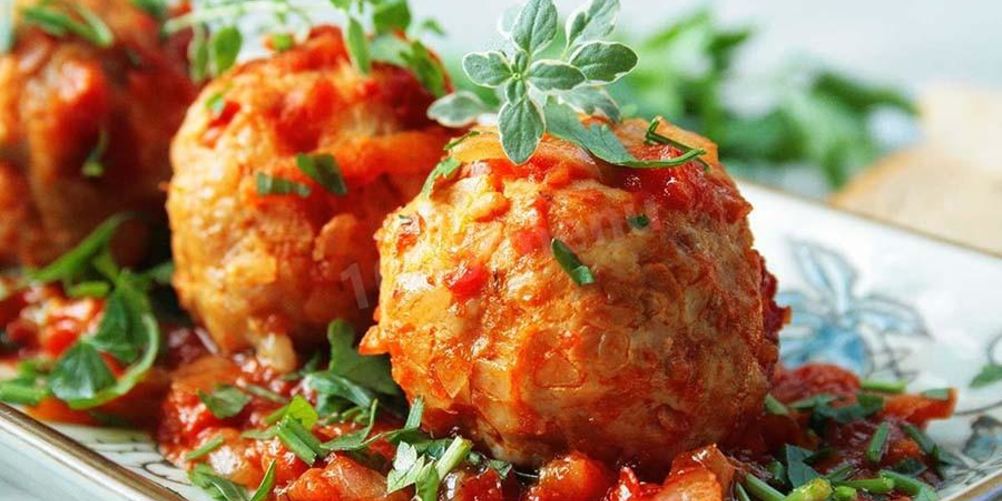 Рецепт ленивых голубцов с рисом капустой и фаршем в духовке