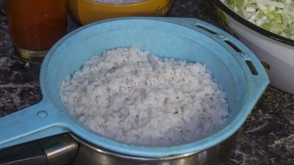 ленивые голубцы в духовке в сметанном соусе