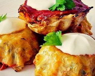 Ленивые голубцы в томатном соусе