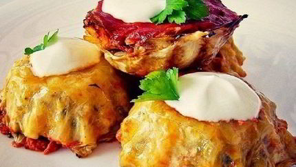 Ленивые голубцы в томатном соусе