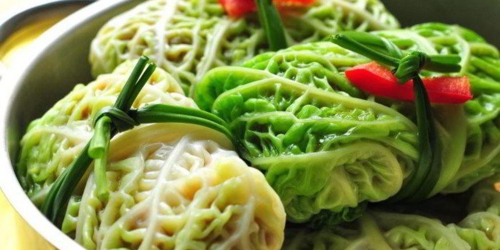 Рецепт печеных голубцов из савойской капусты