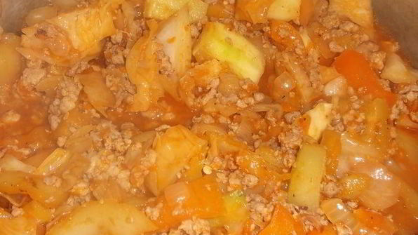 перцы с кабачком ленивые голубцы