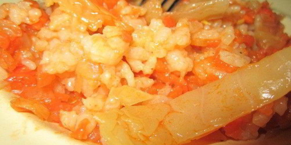 Рецепт постных ленивых голубцов