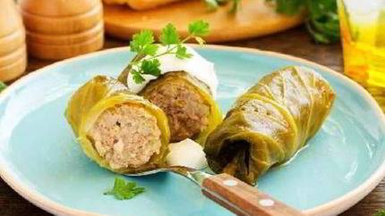 Румяные голубцы с мясным фаршем