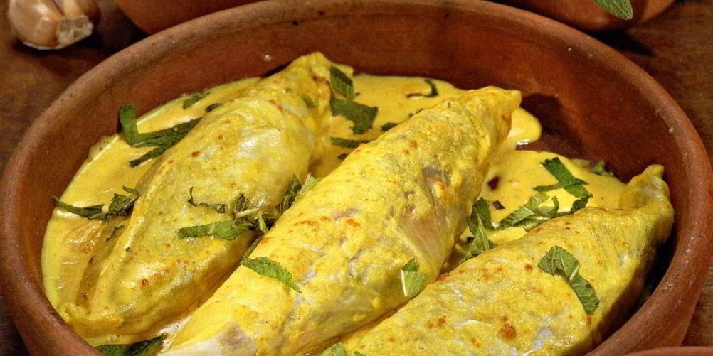 Рецепт вегетарианских голубцов с карри