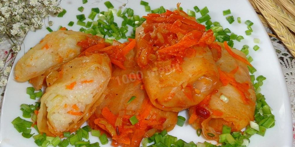 Рецепт вегетарианских голубцов