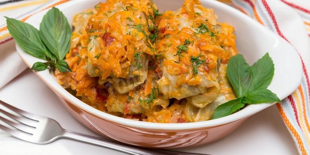 Рецепт замороженных голубцов в духовке