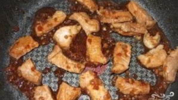 гречневая лапша со свининой