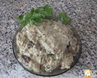 Белые грибы в сливочном соусе