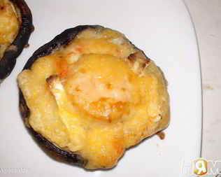 Фаршированные грибы Портобелло