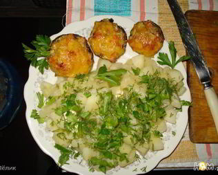 Фаршированные грибы