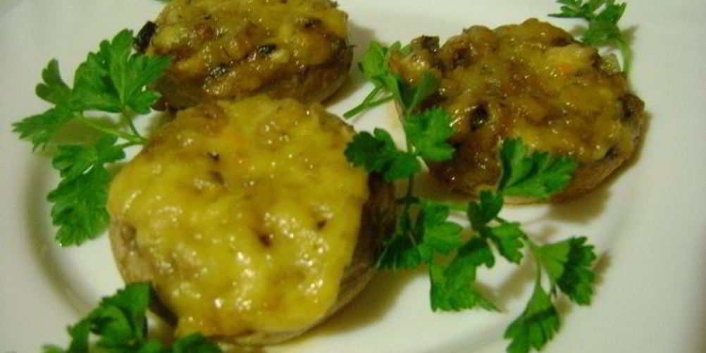 Рецепт фаршированных шампиньонов в мультиварке