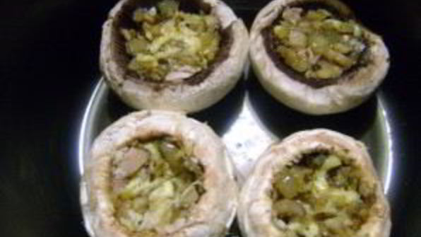 фаршированные шампиньоны в мультиварке