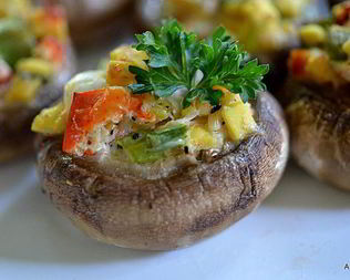 Грибы фаршированные