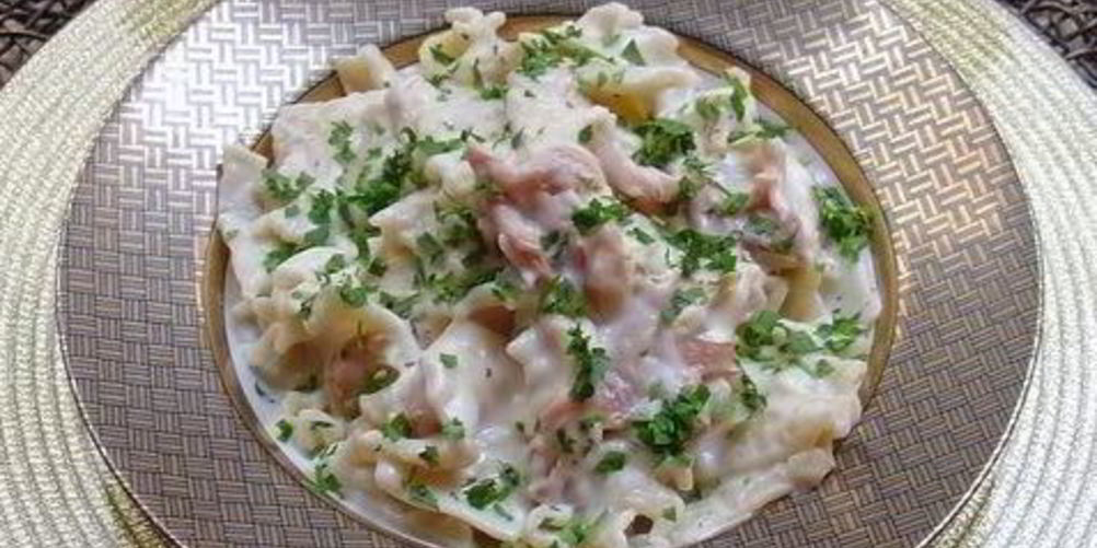 Рецепт грибов под соусом бешамель