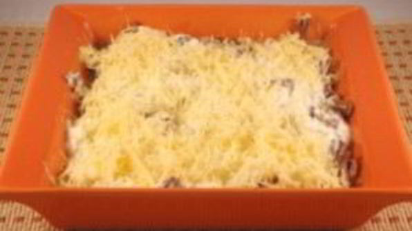 грибы в сметане, запеченные в духовке