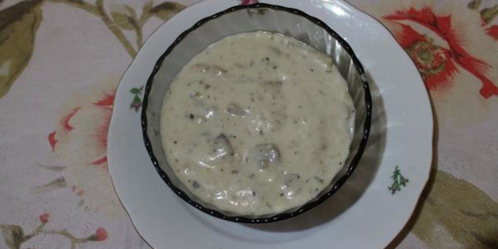 Рецепт грибов в сметанном соусе