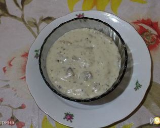 Грибы в сметанном соусе