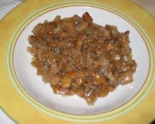 Лисички жареные